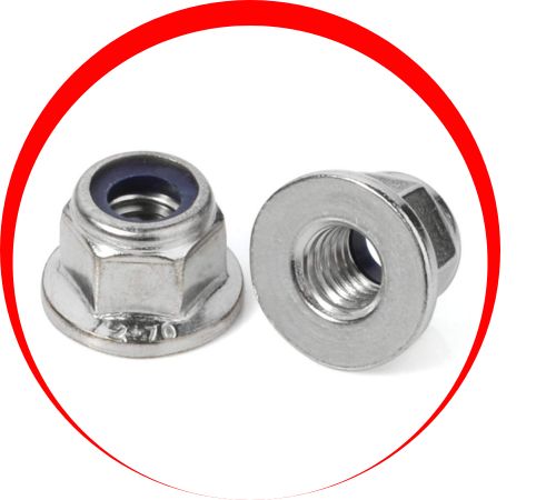 Inconel Flange Hex Lock Nuts in India